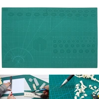 a1 pvc self healing rotary cutting mat craft quilting grid lines printed board green patchwork tools diy craft cutting mat board