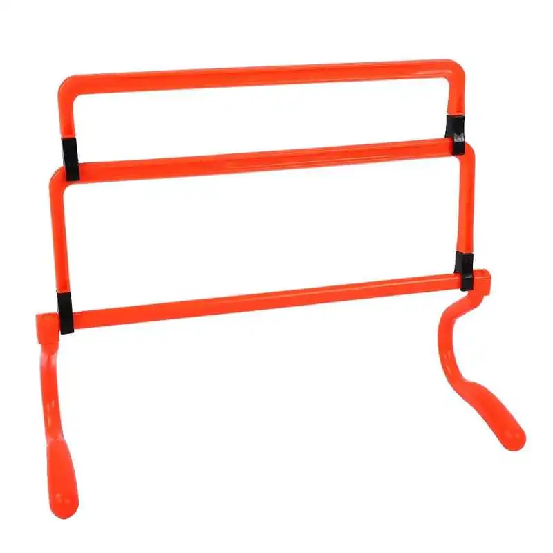

Practical 5Pcs Football Soccer Training Adjustable Hurdles Agility Speed Training Equipment Orange Official Size