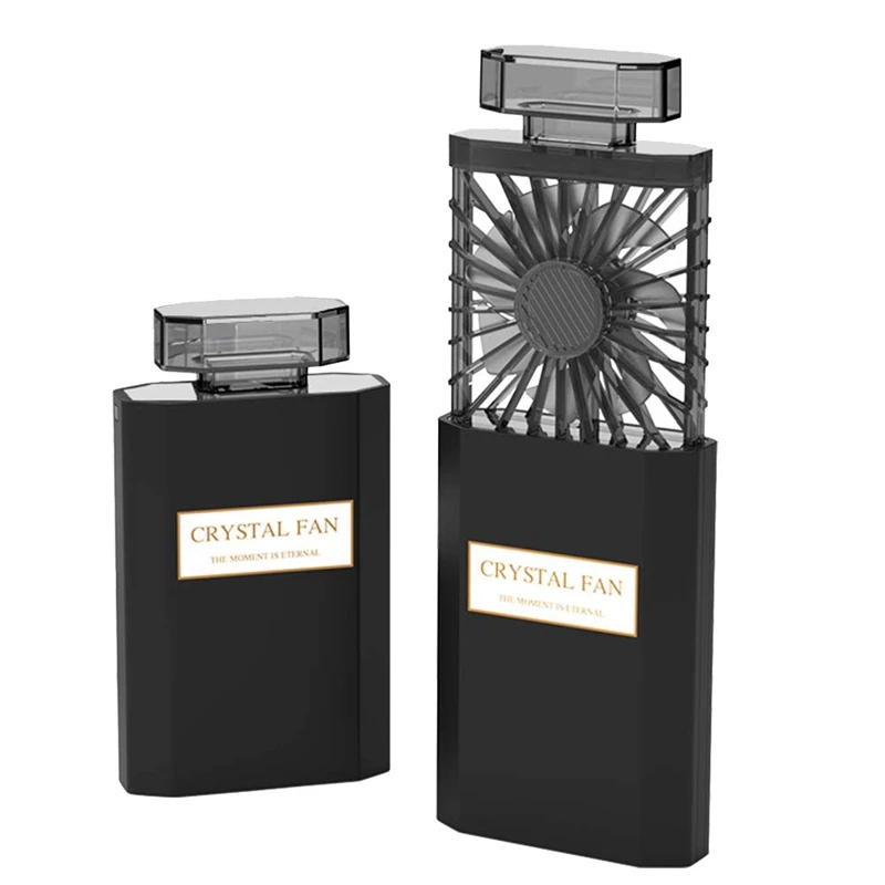 Женский ручной вентилятор перезаряжаемый Маленький Персональный с 3 настройками