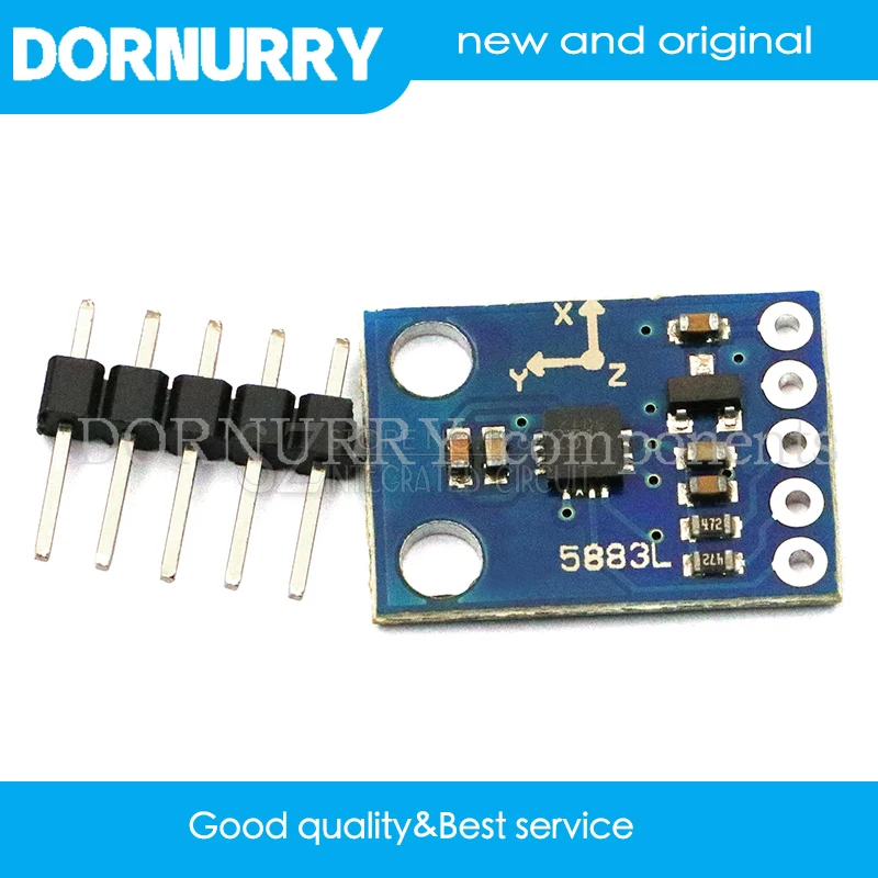 

1 шт., магнитометр с тремя осями, для Arduino 3,3 В, 5 В