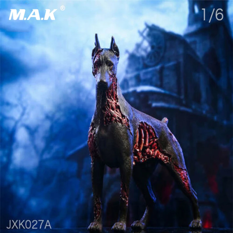 Для сбора JXK027A 1/6 весы зомби собака добермана модель мультфильм аниме игрушка