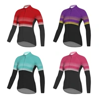 2021 cycling jersey womens summer long sleeve bicycle road mtb bike shirt outdoor sports ropa ciclismo girls clothing