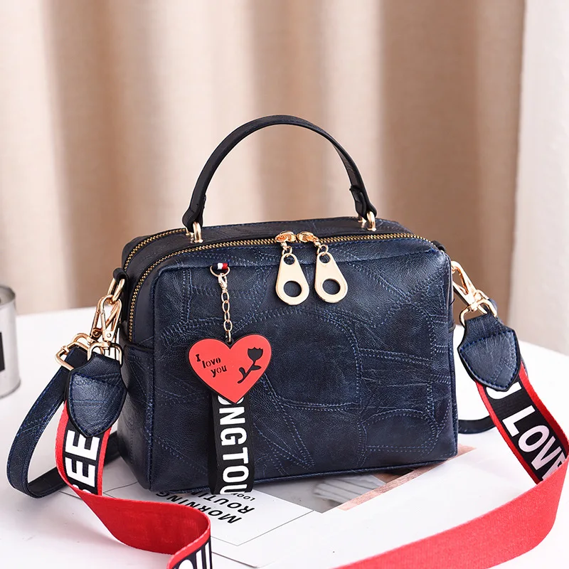 Qiaoduo женская сумка из искусственной кожи высокого качества Ретро стиль широкий