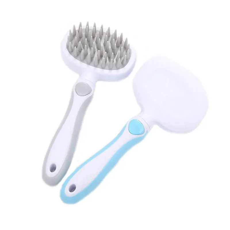 

Dogs Grooming Tool Massage Brush Plastic Shedding Comb Brush Grooming Tool To Remove Hair Knotting For Home Pet Product Dropship