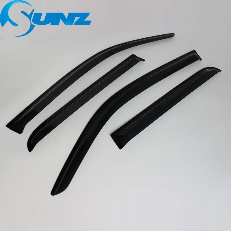 Боковых окон для VW Volkswagen Amarok 2009 2010 2011 2012 2013 Защита от солнца Дождь Отражатель гвардии SUNZ