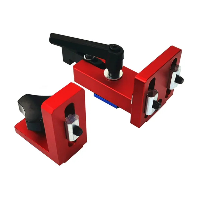 

30/45 T-Track T-Slot Miter Track Stop Profile Fence Connector Sliding Brackets Miter Gauge Fence Holder DIY Woodworking Tools