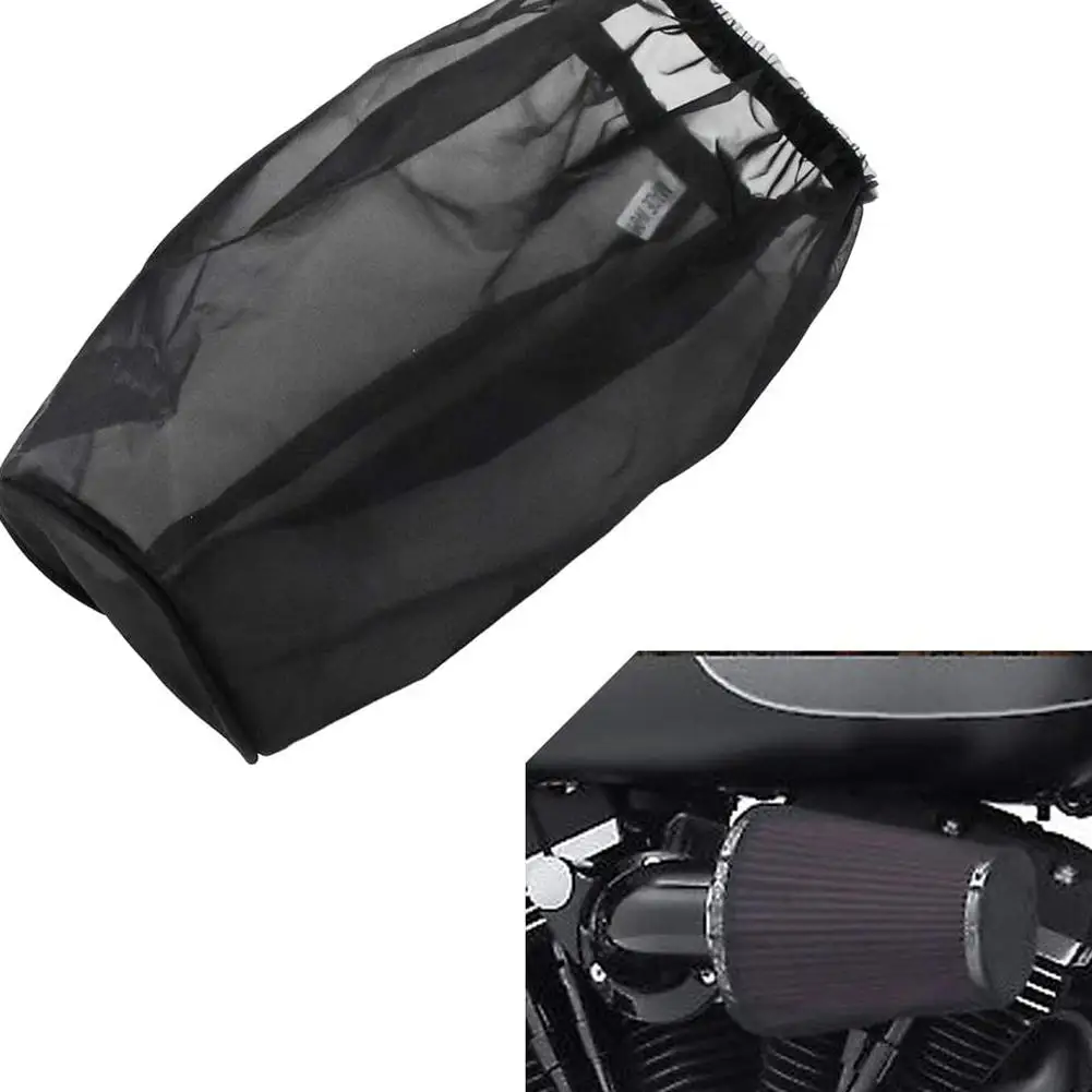 

1pc Motorcycle Air Filter Heavy Breather Rain Sock Black Protective Cover Air Cleaner Kits Accessories