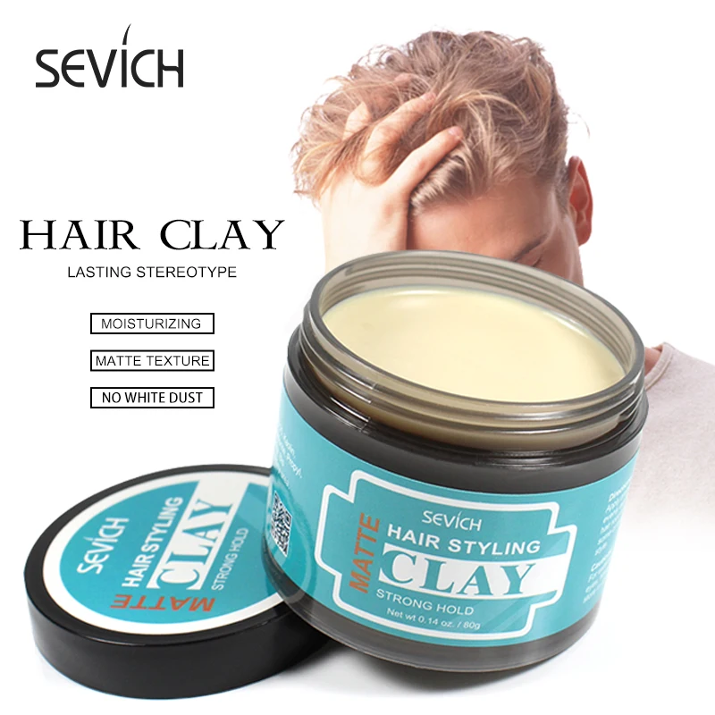 Фото Глина для укладки волос Sevich долговечная глина сухая типа s стерео одноразовая