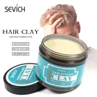 Sevich, глина для укладки волос, долговечная, для сухих волос, тип s, одноразовая, сильная, грязь для моделирования форма, воск для волос