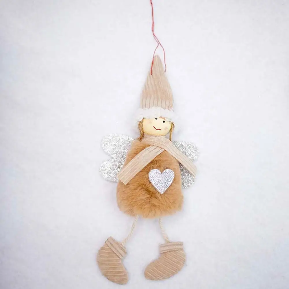 

Plush Christmas Tree Pendant Home Decor Gift Fashion Xmas Hanging Xmas Doll Decoration Winter Cute Beautiful