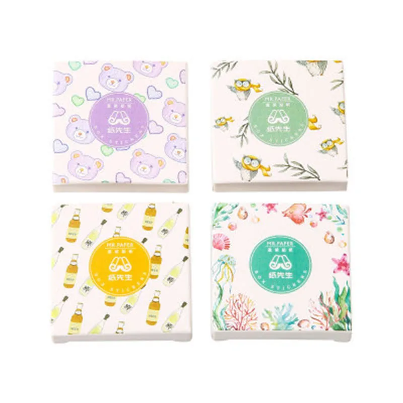 

40PCs/pack Cute Personality Creative Cartoon Small Fresh plant Stickers Diary Diy Scrapbook stickers