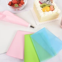 2pcs 1012inch diy decorating bag set cake cookie silicone icing piping cream pastry bag fondant pastry kitchen baking tools