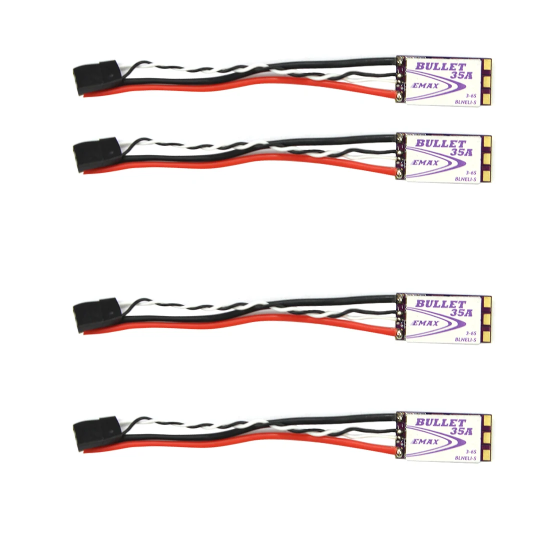4 шт. EMAX Mini BLS Bullet 30A ESC контроль скорости Dshot BLHeli_S Multishot Oneshot42/125 для FPV Racing RC Drone