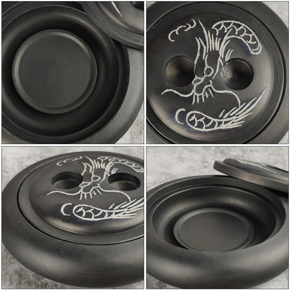 1 шт. студенческого чернила шлифовальный камень 4 дюйма Дракон шаблон дизайна