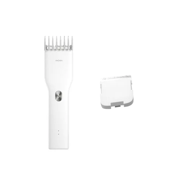 Xiaomi Enchen Boost USB электрическая машинка для стрижки волос с двумя скоростями Керамический Резак для волос быстрая зарядка триммер для волос для детей - Цвет: Синий