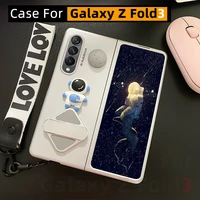 case for samsung galaxy z fold 3 5gz fold 3 5g case car magnetic phone holder set