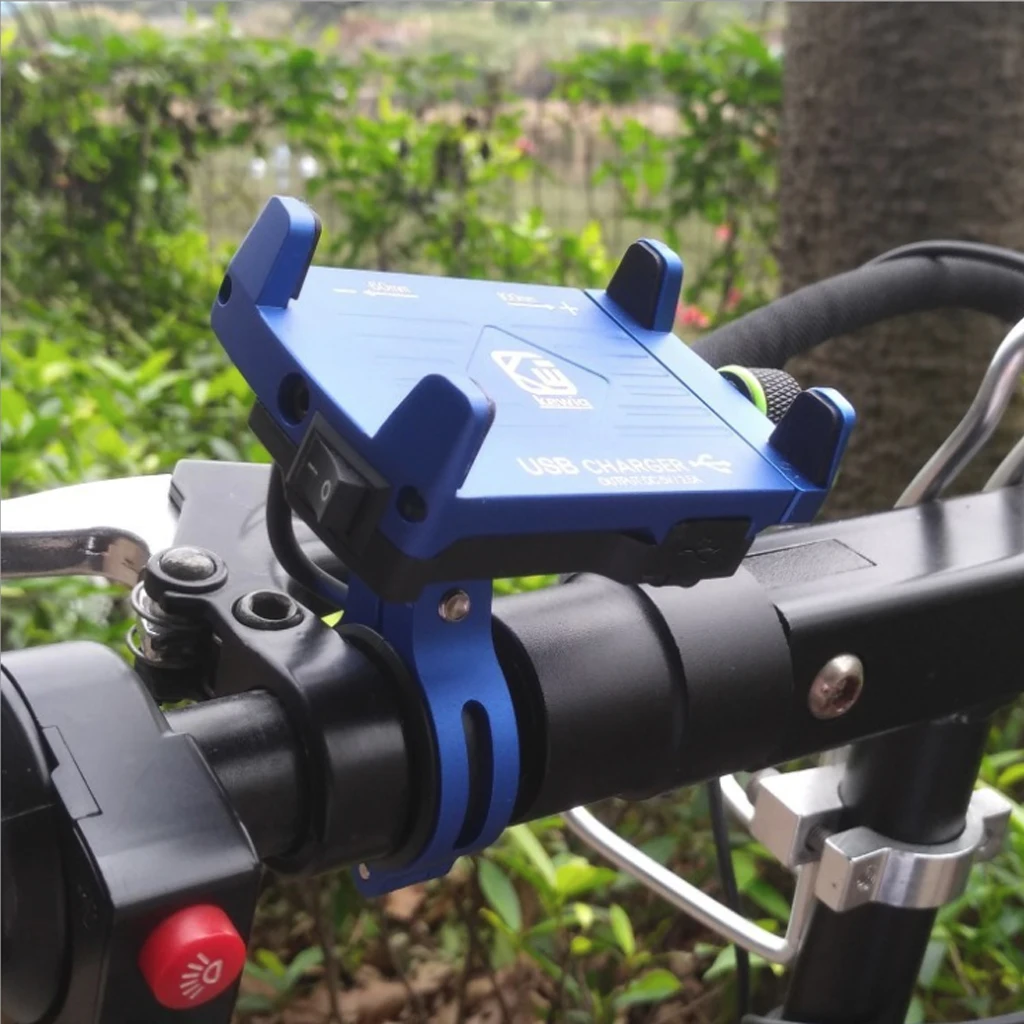 Велосипедные держатели для телефонов быстрая зарядка через USB вращение на 360 °