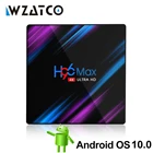 H96 Max-3318 Android TV Box 10,0 4GB 64GB Quad-Core 64bit 1080P H.265 4K Google Play Store Netflix Youtube Смарт ТВ ящик медиа