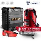 Factory outlet DEKO LL58 5 линий 6 точек вертикальные и горизонтальные Self-лазер для выравнивания уровень 360 градусов КрытыйОткрытый режим Y Box