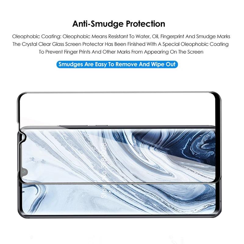 Изогнутое защитное стекло 5D для xiaomi mi note 10 pro закаленное note10 Защитная пленка mi10 не