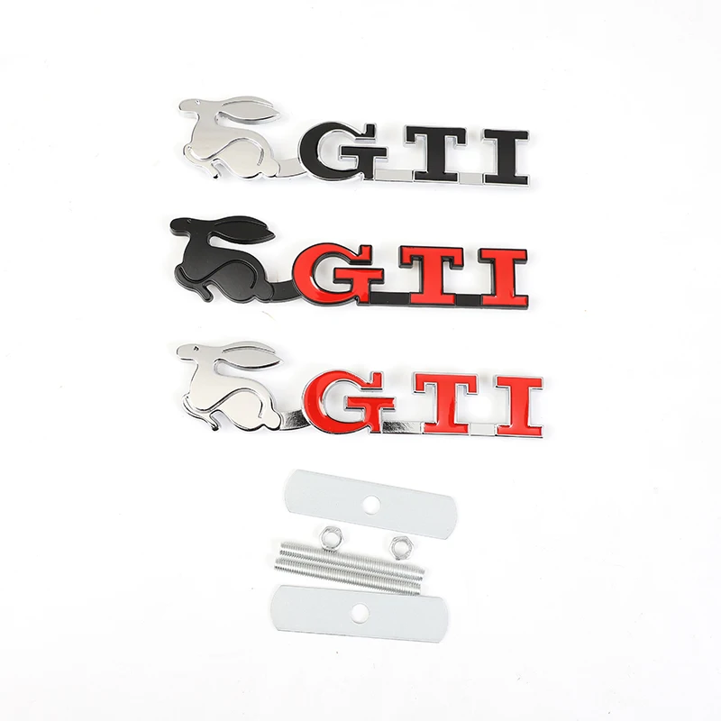 Металлическая 3d наклейка с логотипом кролика значок на переднюю решетку