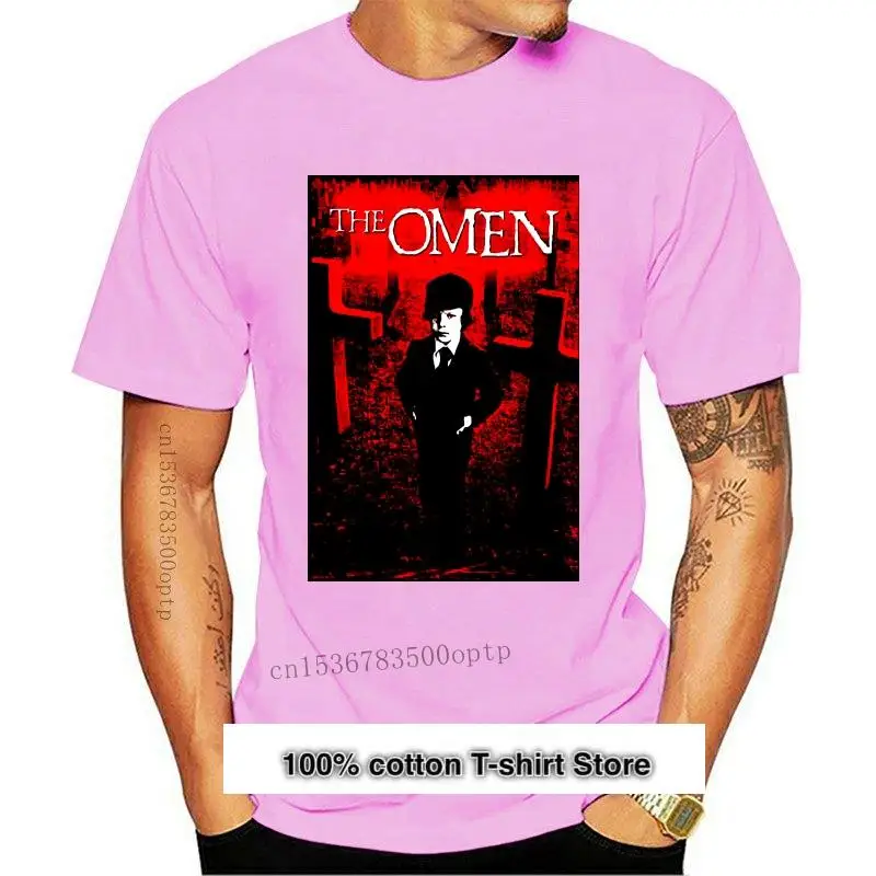 Camiseta con póster de película de Omen R Donner para hombre, ropa...