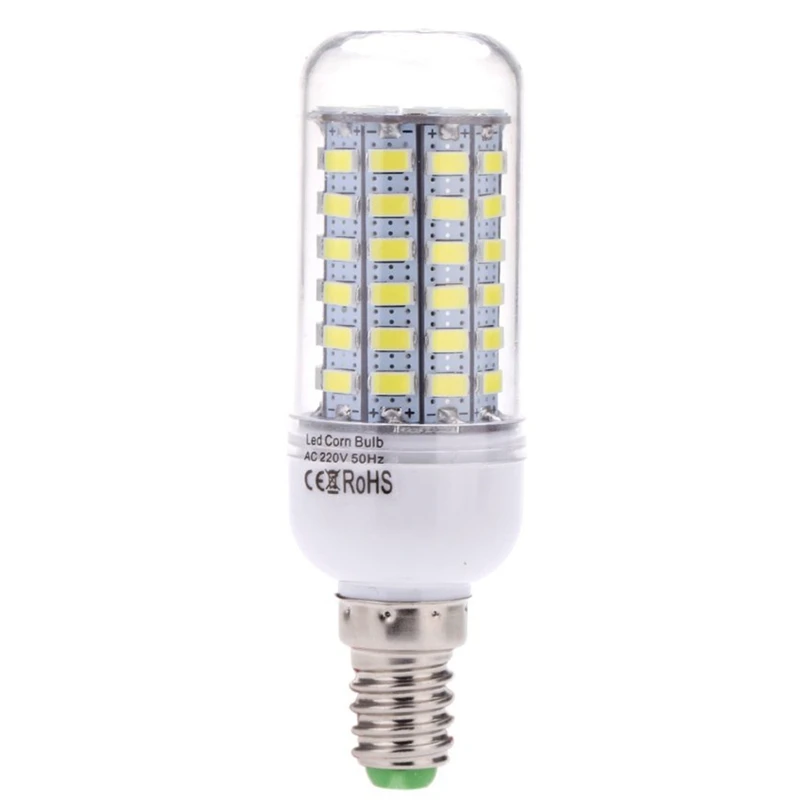 E14 15 Вт 5730 SMD 69 светодиодный светильник для кукурузы энергосберегающая лампа 360