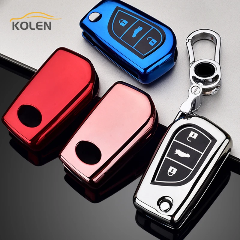 Чехол для автомобильного пульта дистанционного управления из ТПУ оболочка Toyota