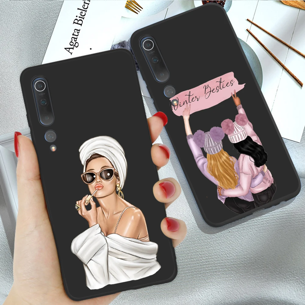 

Mom Girl Baby Case For Xiaomi Redmi Note 10 9 8 7 8T 9T Pro 9A 8A 9S MI Note 11 10 9 10T 9T Pro Lite Poco M3 X3 Soft TPU Fundas