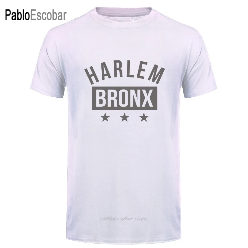 HARLEM BRONX Футболка с принтом звезда Мужская SWAG черный хипстер Женская TUMBLR значок