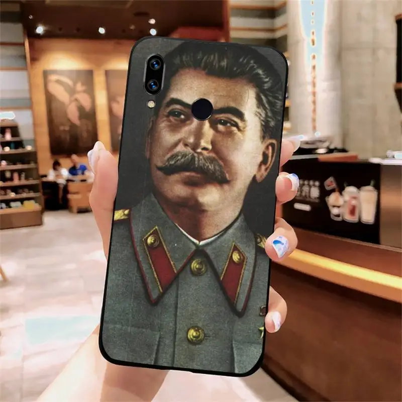 

Russian Commander Stalin leader Phone Case For Xiaomi Redmi note 7 8 9 t k30 max3 9 s 10 pro lite