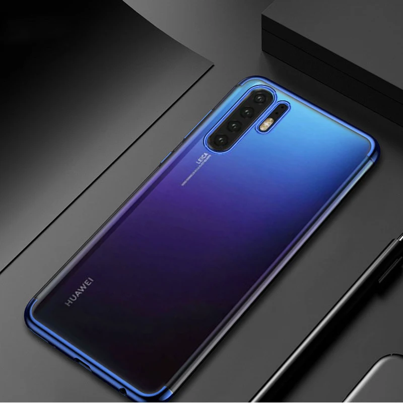 Чехол для Huawei P30 Pro Lite P20 Nova 4e 4 3e Mate 30 20 10 P Smart 2019 Honor 20i V20 Роскошный прозрачный чехол с