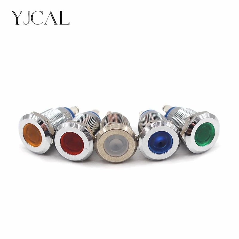 

1 шт., водонепроницаемый сигнальный фонасветильник, 12 мм, 6 в, 12 В, 24 В