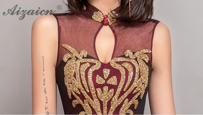 Роскошное китайское вечернее платье длинное Cheongsam зеленое свадебное Qipao Восточный Стиль Вечерние платья Восточно-китайское платье Qi Pao