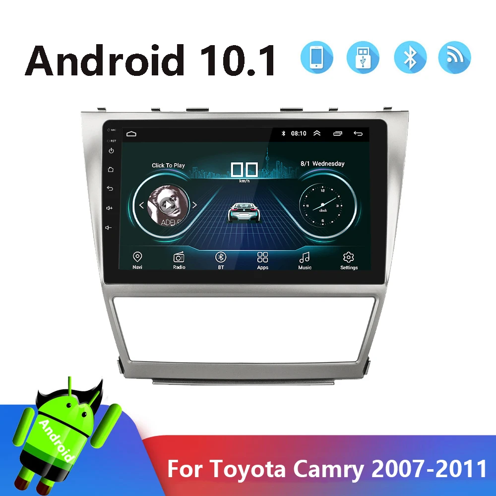 Автомагнитола на Android 10 1 мультимедийный плеер для TOYOTA CAMRY 2007 2008 2009 2010 2011 2din GPS