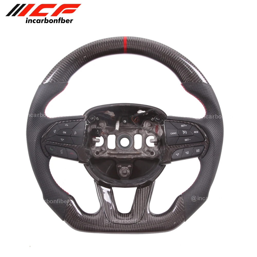 

Carbon Fiber Steering Wheel for Dodge Charger Challenger SRT