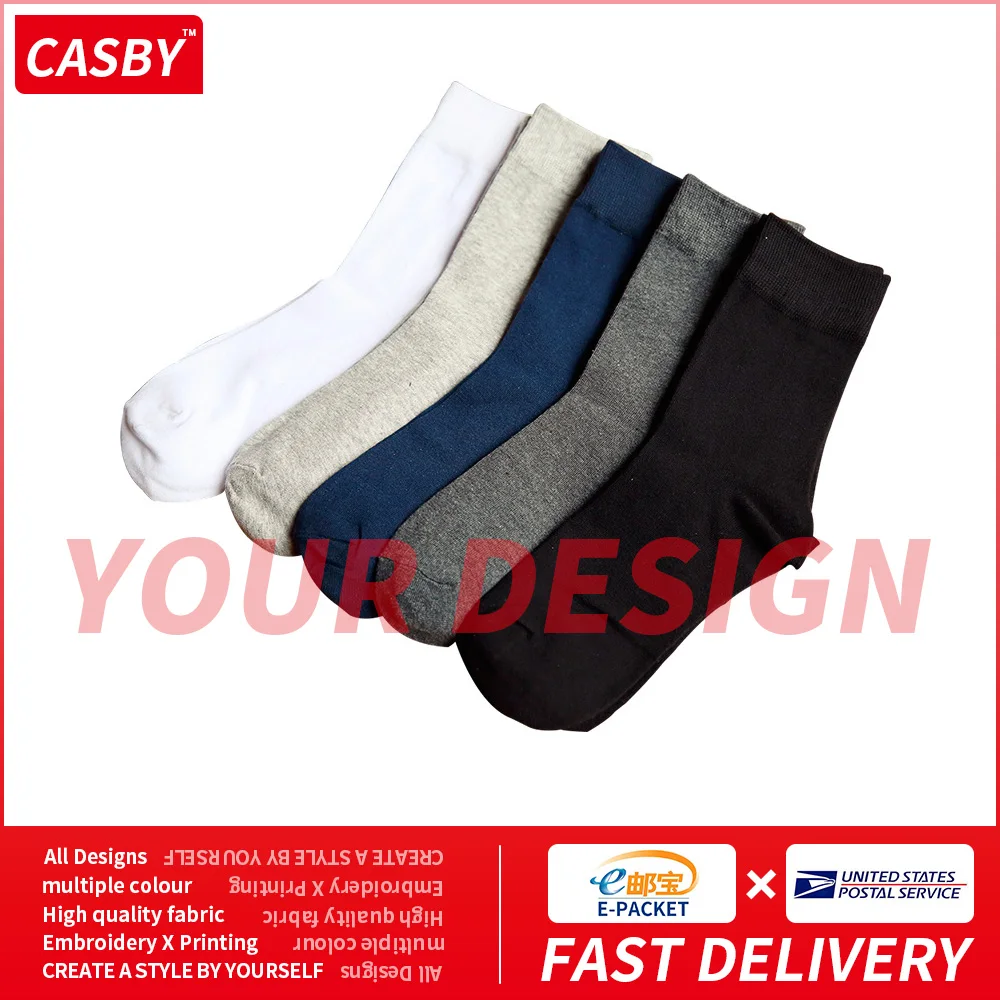 2020 New 10 Pairs DIY Design Women Socks Casual Simple Custom Logo Stockings Fashion Print Graphic Cotton Outdoor Sock IK611 | Женская