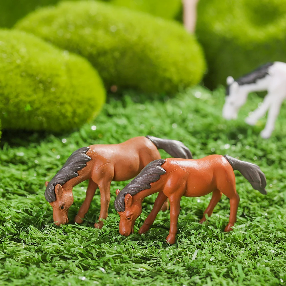 Смола ремесла бонсай микро пейзаж домашние украшения Имитация животных модель