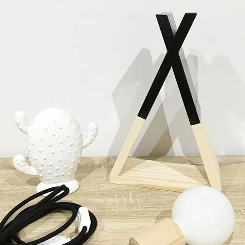 Детская деревянная треугольная полка для ванной в скандинавском стиле милая