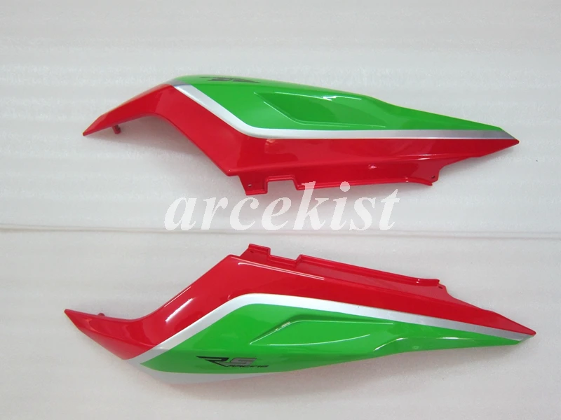 ABS полный обтекатель комплект+ крышка бака подходит для Aprilia RS125 06 07 08 09 10 11 RS 125 2006 2007 2011 Обтекатели набор красный серебристый