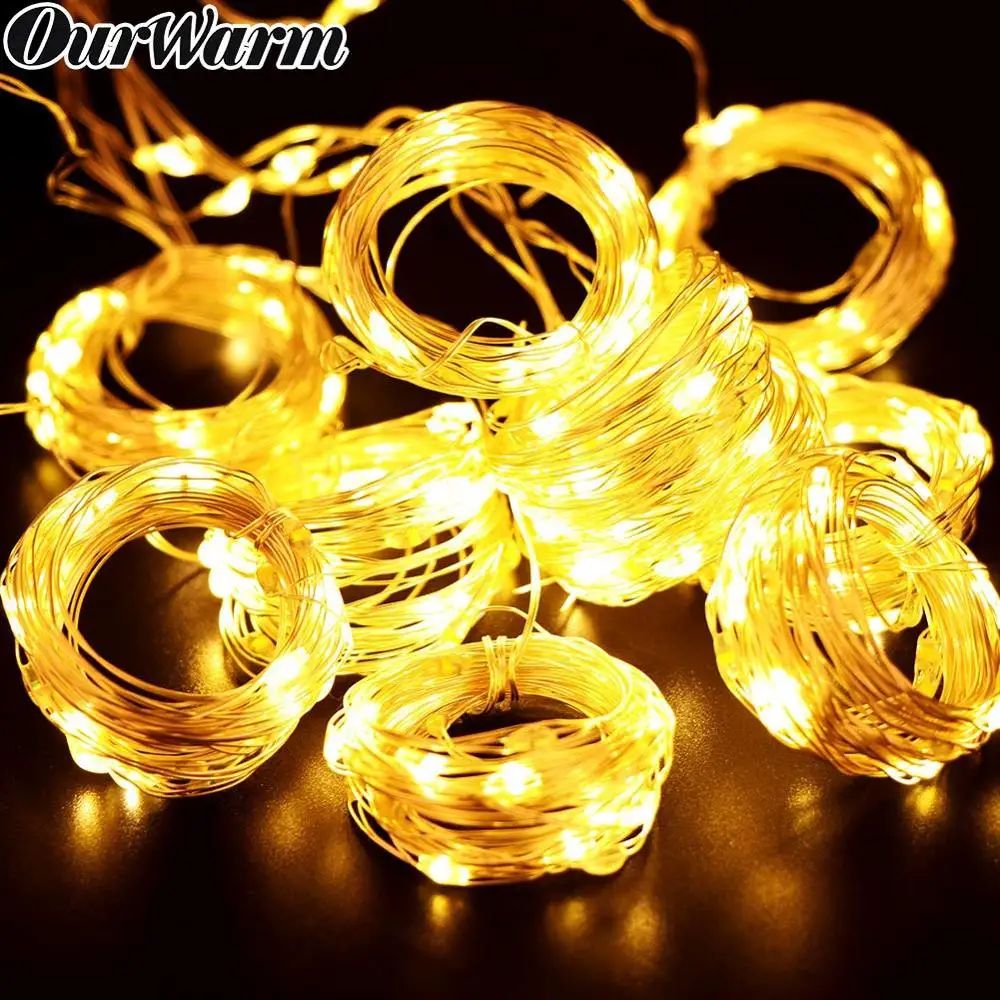 Гирлянда 300 светодиодный 8 режимов с пультом дистанционного управления 5 В USB для