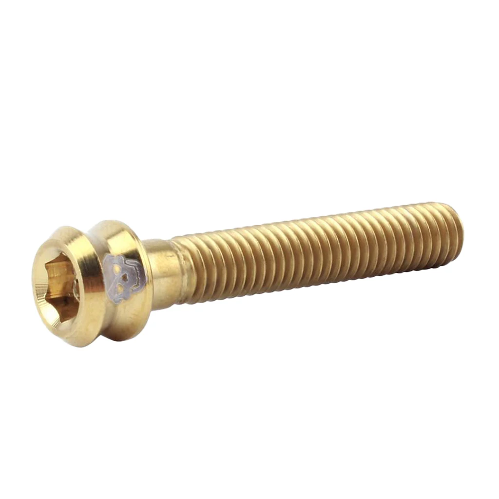 M6 X 35mm Bicycle MTB Bike Column Headset Stem Top Cap Titanium Bolt Screw | Спорт и развлечения