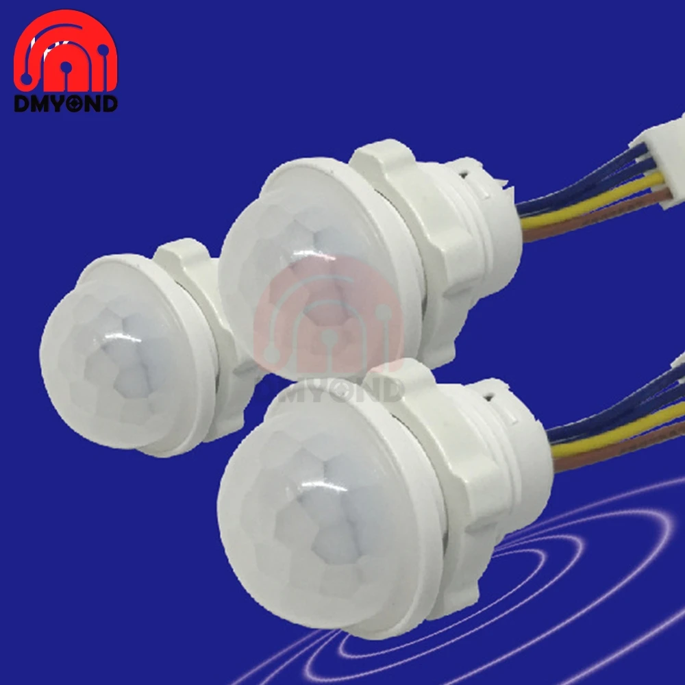 Светодиодный инфракрасный датчик движения с зондом 220 В переменного тока 4 8