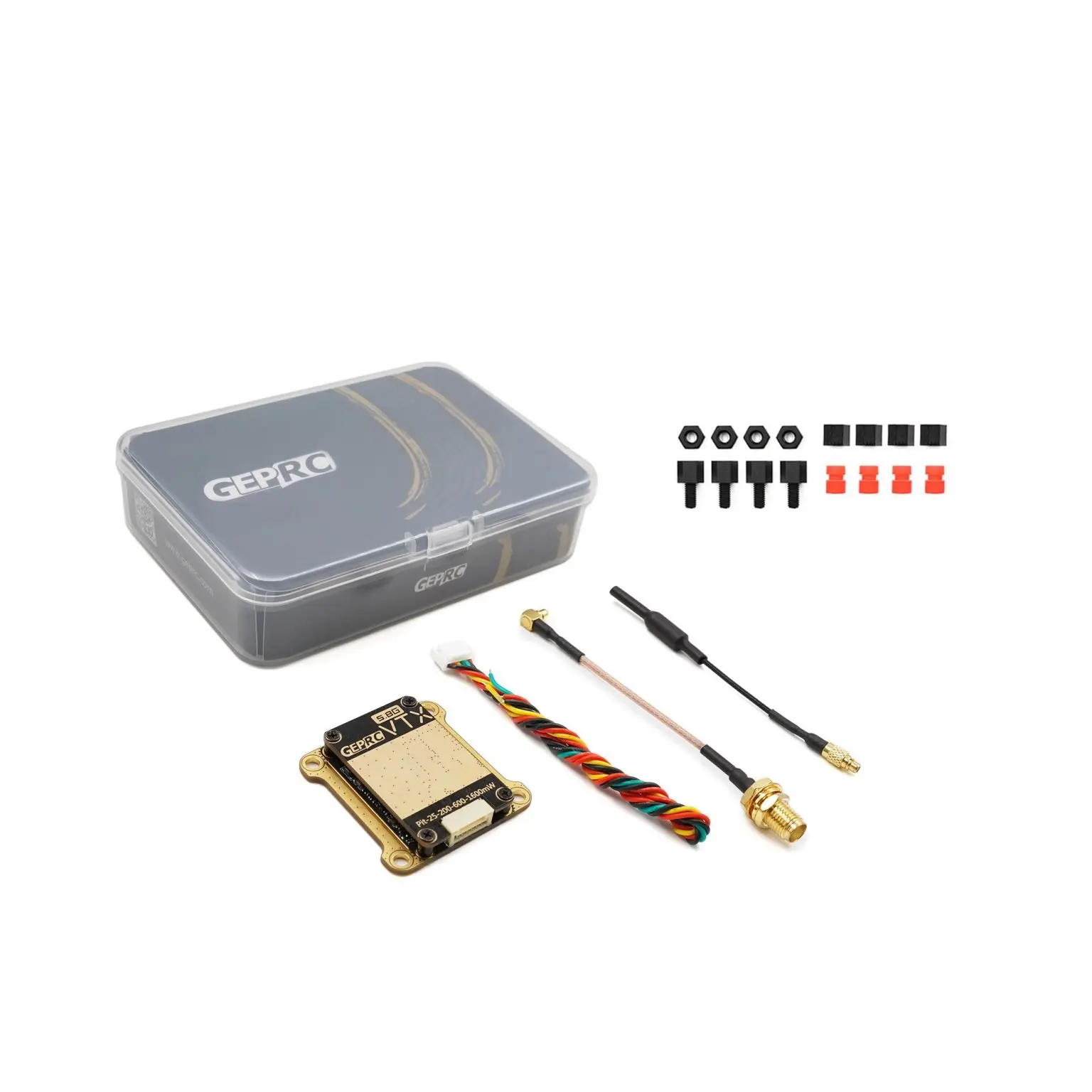 

GEPRC RAD VTX 5,8G 1,6 W 40CH PITMode 25mW 200mW 600mW 1600mW регулируемый видеопередатчик 30X30mm 2-8S для Дронов дальнего радиуса действия FPV