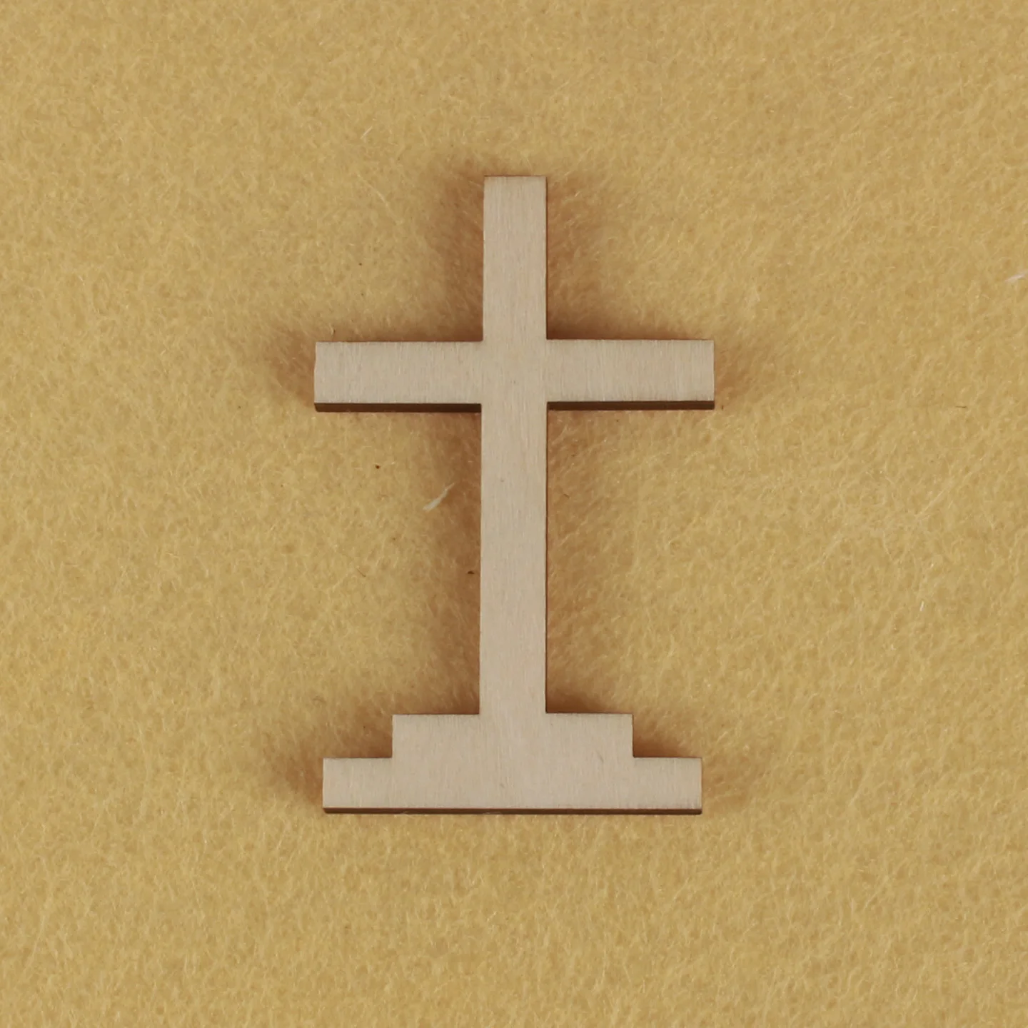 

Cross shape, mascot laser cut, Christmas decorations, silhouette, blank unpainted, 25 pieces, wooden shape (0549)