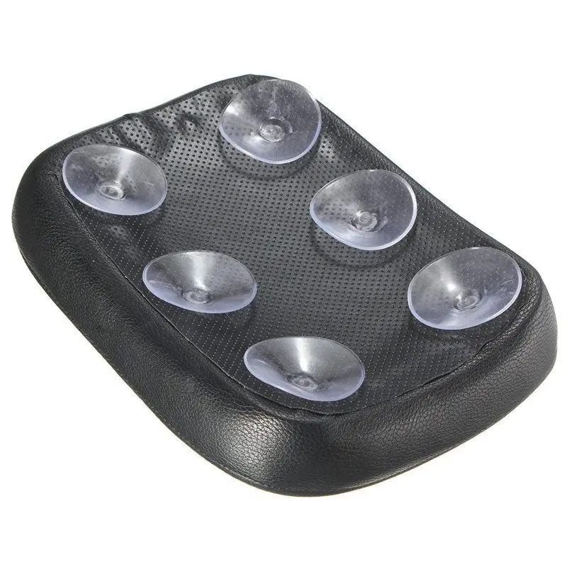 

Black Pillion Pad Seat 6 Suction Cup For Dyna Sportster Softail Touring