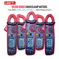 uni t ut210 series pro digital ac dc current clamp meter true rms pliers ammeter multimeter resistance frequency tester