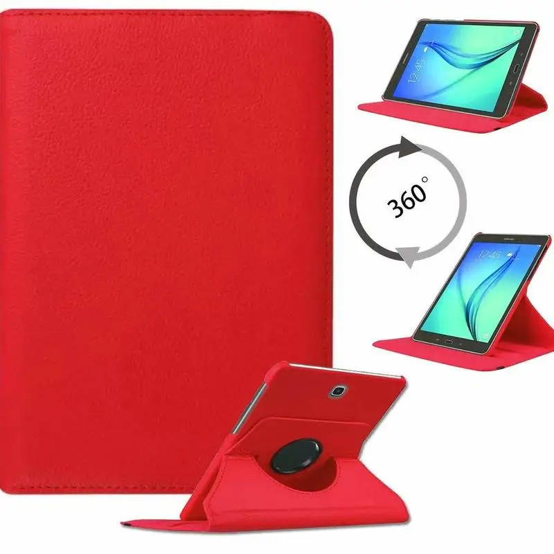 Чехол книжка из искусственной кожи для Samsung Galaxy Tab S2 8 0 дюйма с вращающейся на 360