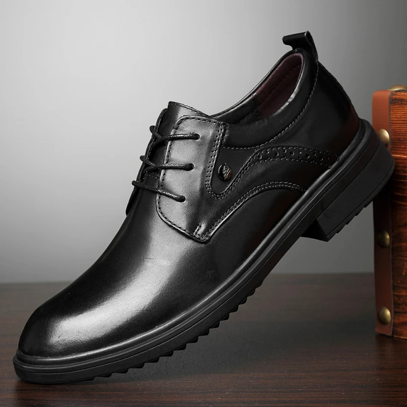 

Shoes For Men Casual Men's Leather Casual Shoes Mens Causal Man Men Fashion Black Zapatos Hombre Informales De Male Shoe