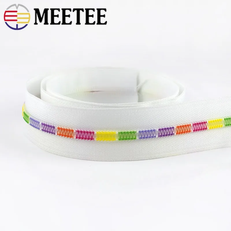 Meetee нейлоновые застежки молнии для шитья на 2/5/10 м 5 #|Молнии| |
